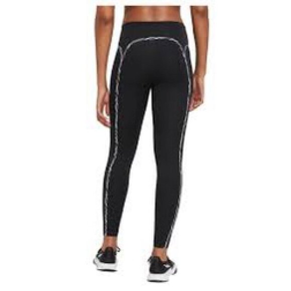 Nike Women's One Luxe Icon Clash Training Leggings Zebra/Black Size Small - Picture 1 of 7